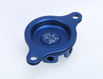 HAMMERHEAD OIL FILTER COVER CRF450R 09-14 BLUE PART# 60-0102-00-20 NEW