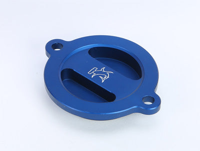 HAMMERHEAD OIL FILTER COVER KTM450/500 BLUE 60-0561-00-20