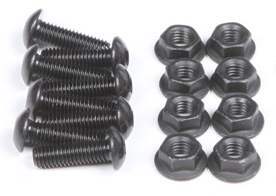 PUIG WINDSCREEN SCREW KIT STANDARD NUT BLACK PART NUMBER 0956N