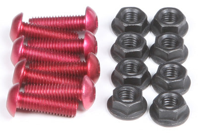 PUIG WINDSCREEN SCREW KIT STANDARD NUT (RED) PART# 0956R NEW