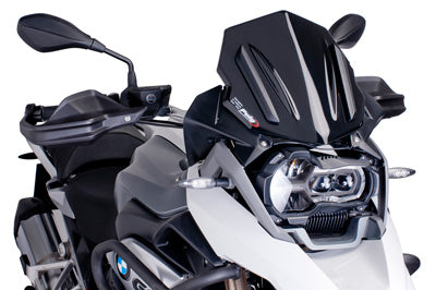 PUIG 2013-2015 BMW R1200GS Adventure RACING WINDSCREEN BLACK 6487N