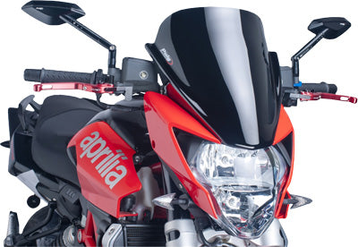 PUIG RACING WINDSCREEN (BLACK) PART# 5249N NEW