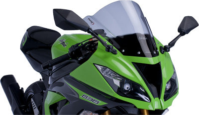 PUIG 2009-2012 Kawasaki ZX600 Ninja ZX-6R RACING SCREEN SMOKE ZX6R 6482H