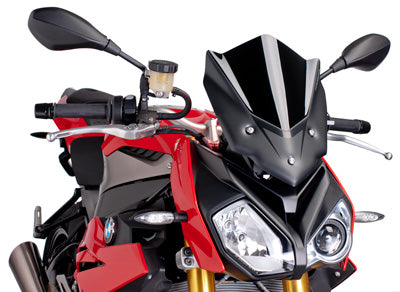 PUIG 2014-2015 BMW S1000R PUIG RACING WINDSCREEN BLK BMW 7040N