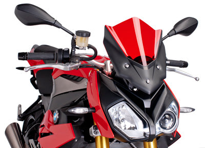 PUIG 2014-2015 BMW S1000R PUIG RACING WINDSCREEN RED BMW 7040R