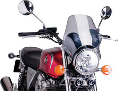 PUIG NAKED WINDSCREEN HEADLIGHT MOUNT (SMOKE) 0869H