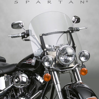NATIONAL CYCLE SPARTAN QUICK RELEASE WINDSHIELD; MEDIUM (CLEAR) N21300