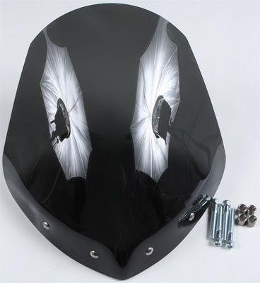 National Cycle GLADIATOR STD MOUNT BLK LIGHT TINT # N2714 NEW