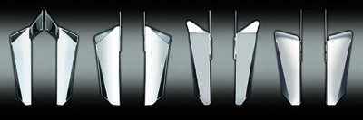 National Cycle CHROME LOWERS # N76604 NEW