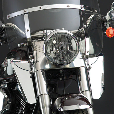 National Cycle CHROME LOWERS FOR QS4 KITS - H-D XL/FX # N76605 NEW