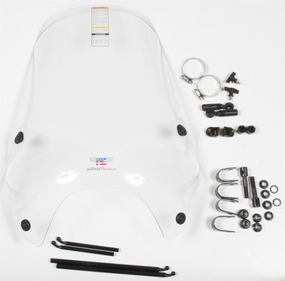 NATIONAL CYCLE STREET SCREEN CLEAR 7/8"-1" PART# N25000