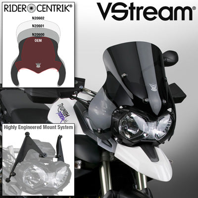 NATIONAL CYCLE VSTREAM W/S FMR DK SMK TRIUMPH800XC PART# N20600 NEW