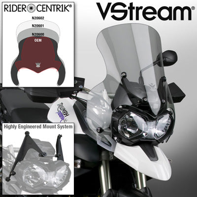 National Cycle VSTREAM SPORT WINDSCREEN DARK SMOKE PART NUMBER N20600