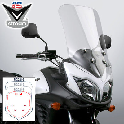 National Cycle VSTREAM MID LT TINT FMR COAT V-STROM 650 # N20215 NEW