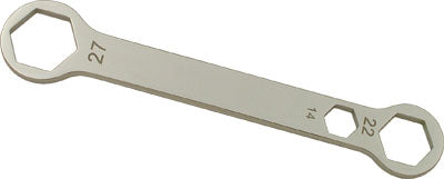 CRUZ TOOLS COMBO AXLE WRENCH 14X22X27MM PART# AW142227 NEW