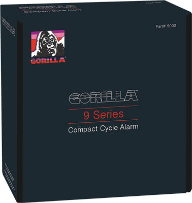 GORILLA COMPACT CYCLE ALARM W/REMOTE 9000