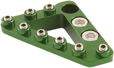 HAMMERHEAD Aluminum Rear Brake Lever Tip (Green) PART NUMBER 02-0000-20-30