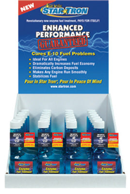 STAR BRITE ENZYME FUEL TREATMENT 8OZ 24/PK W/COUNTER DISPLAY PART# 14625