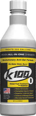 K100 FUEL TREATMENT (DIESEL) 32OZ PART# 501-4