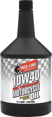 RED LINE 4T MOTOR OIL 10W-40 1QT PART# 42404
