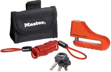MASTER LOCK 3 DISC BRAKE LOCK PART# 8304DPS NEW