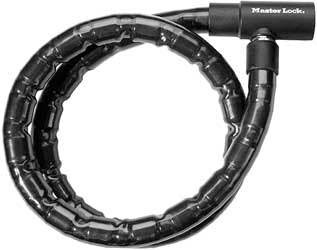 MASTER LOCK QUANTUM ARMORED CABLE LOCK 6 X1-3/16 PART# 8218DPS NEW