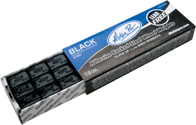 MOTION PRO WHEEL WEIGHTS STEEL (BLACK) PART# 08-0455 NEW