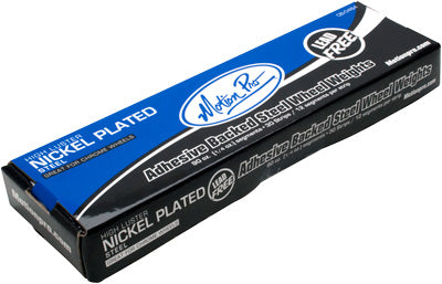MOTION PRO WHEEL WEIGHTS STEEL 90OZ BOX (NICKEL) 08-0484
