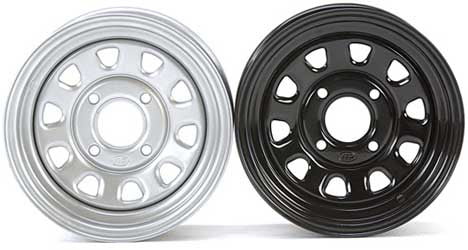 ITP Wheels 12X7 2+5 4/137 RR. SILVER DELTA # 1225565032 NEW