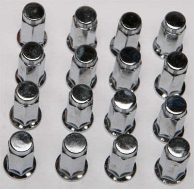 ITP 16/PK 3/8"-24 FLAT BASE CHROME LUG NUTS ALUG11BX