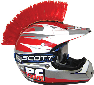 PCRACING HELMET MOHAWK W/SUCTION CUP (R ED) PART# PCHMSCRED