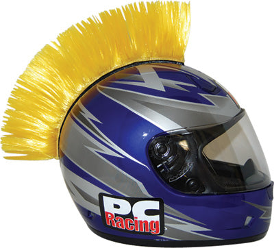 PCRACING HELMET MOHAWK (YELLOW) PART# PCHMYELLOW