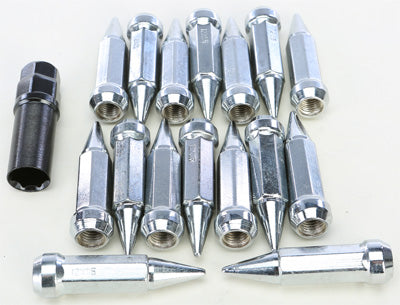 SEDONA SPIKE LUG NUT REPLACEMENT PART 12MMX1.50 CHROME TAPER W/KEY ALUG-SC-20BX