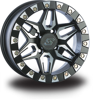 SEDONA SPLIT 6 BDLK 14X7 4/115 5+2 #A72M47015-52S