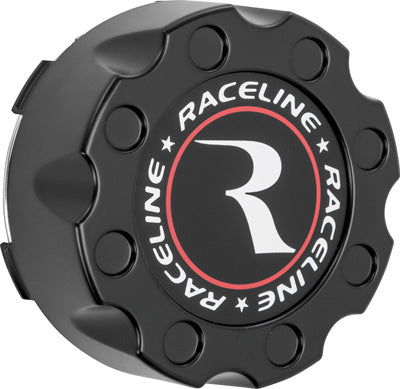 RACELINE CENTER CAP - BLACK 14" BEADLOCK 4/137 & 156 ONLY CP-A8-137B