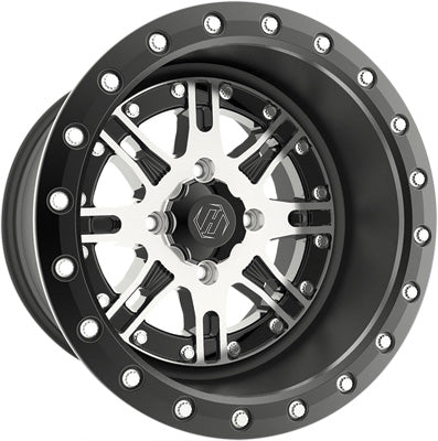 HIPER DESERT RAT WHEEL MACHINED #1410-PDRCM-55-SBL-BK
