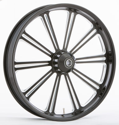 HARDDRIVE LUCK COMPLETE WHEEL KIT FRONT RIGHT NON-ABS (BLACK) 576-00150+576-0060