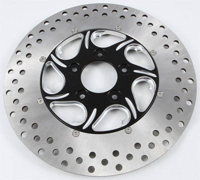 HARDDRIVE BRAKE ROTOR FRONT-LEFT FLOW BLACK 11.8 2/PC PART# F2120AFL118-2P NEW
