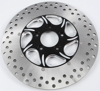 HARDDRIVE BRAKE ROTOR FRONT-RIGHT FLOW BLACK 11.8 2/PC PART# F2120AFR118-2P NEW