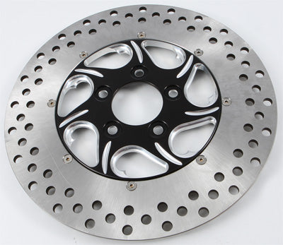 HARDDRIVE BRAKE ROTOR REAR-RIGHT FLOW BLACK 11.8 2/PC PART# F2120ARR118-2P NEW