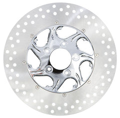 HARDDRIVE BRAKE ROTOR REAR-LEFT FLOW CHROME 11.8 2/PC PART# F2120CRL118-2P NEW