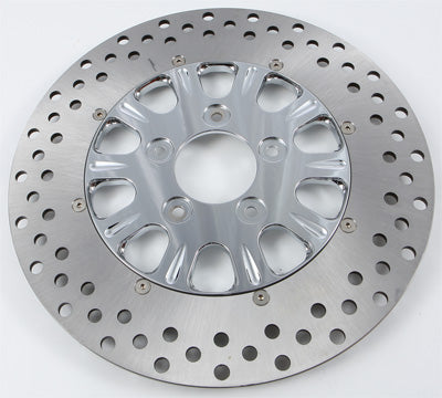 HARDDRIVE BRAKE ROTOR FRONT LUCK CHROME 11.5 2/PC PART# F2121CFU115-2P NEW