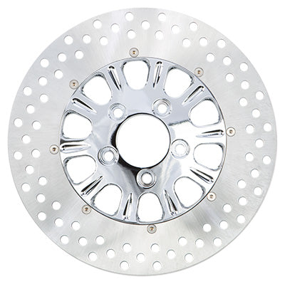 HARDDRIVE BRAKE ROTOR FRONT LUCK CHROME 11.8 2/PC PART# F2121CFU118-2P NEW