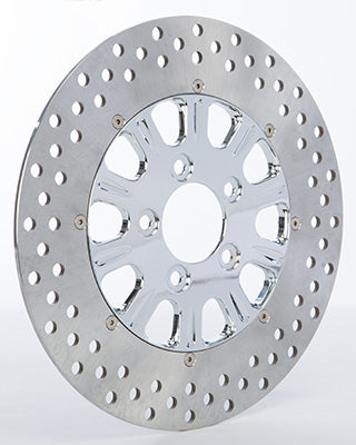 HARDDRIVE BRAKE ROTOR REAR LUCK CHROME 11.5 2/PC PART# F2121CRU115-2P NEW