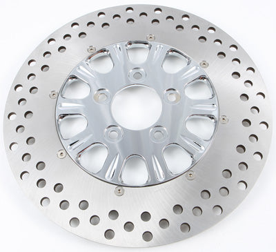 HARDDRIVE BRAKE ROTOR REAR LUCK CHROME 11.8 2/PC PART# F2121CRU118-2P NEW