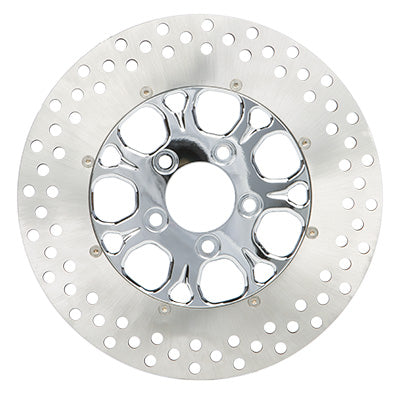 HARDDRIVE BRAKE ROTOR REAR REVOLVER CHROME 11.5 2/PC PART# F2122CRU115-2P NEW