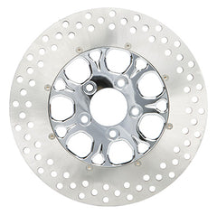HARDDRIVE BRAKE ROTOR REAR REVOLVER CHROME 11.5 2/PC PART# F2122CRU115-2P NEW