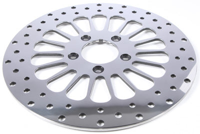 HARDDRIVE SPOKER ROTOR FRONT POLISHED 11.5 PART# 043-043 NEW