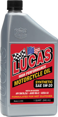LUCAS SYNTHETIC ENGINE OIL 5W20 10704