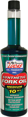 LUCAS LUCAS SYNTHETIC FORK OIL 10WT 16OZ PART# 10772 PART NUMBER 10772